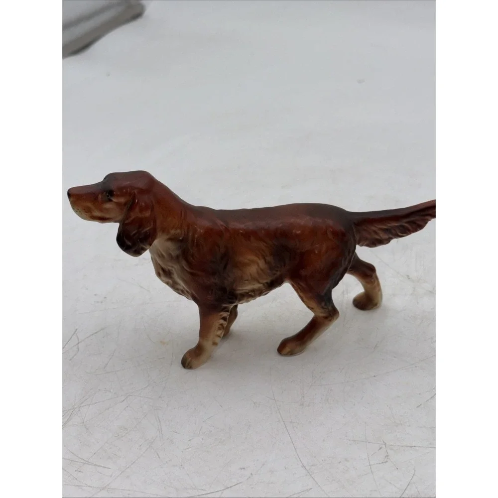 English Setter Dog Porcelain Figurine Marked #1260 Japan Great Condition